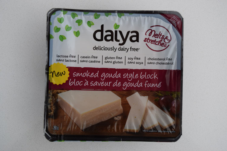 Daiya bloc (cheddar, Jack, Havarti, smoked gouda)